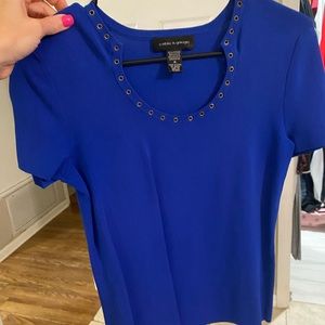 Gorgeous cobalt blue blouse.